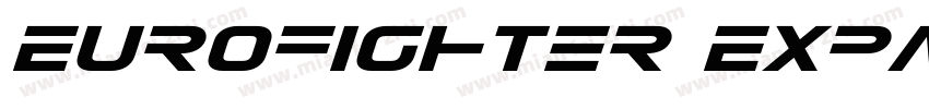 Eurofighter Expanded Italic字体转换